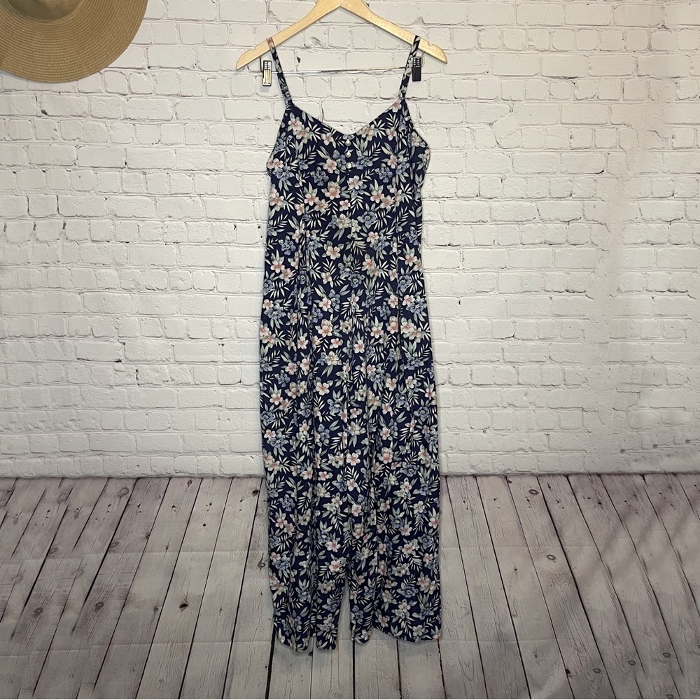 90s Jeffrey & Dara Floral Jumpsuit